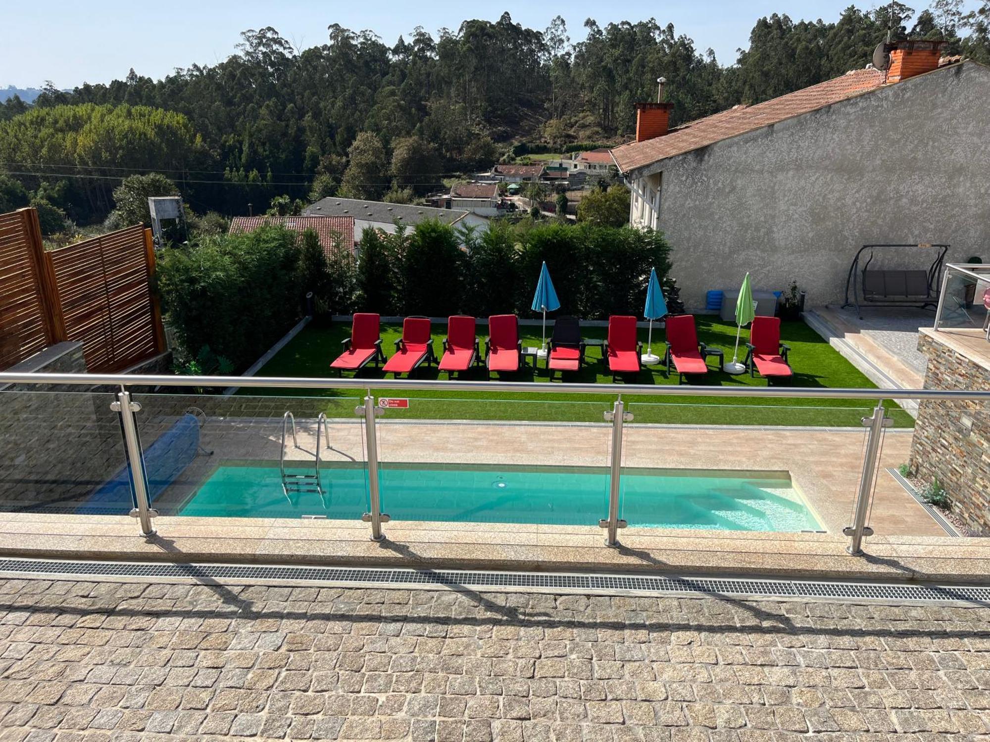 Fonte Retreat Home - Jacuzzi And Heated Swimming Pool Sandim Exterior foto
